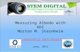 Measuring Albedo with ADI Morton M. Sternheim  June, 2012.