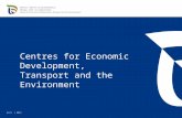 Centres for Economic Development, Transport and the Environment ELVI | 2013.