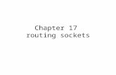 Chapter 17 routing sockets. abstract Introduction datalink socket address structure reading and writing sysctl operation get_ifi_info function interface.