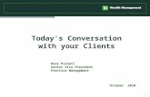 1 Dave Pickett Senior Vice President Practice Management October 2010 Today's Conversation with your Clients.