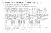 CHEM115 General Chemistry I Contacting me: dmyton@lssu.edu & Prontodmyton@lssu.edu Homework: ://edugen.wiley.com  Register.