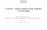 Future Superconducting Magnet Technology Ad hoc Working Group Rapport d’avancement présenté au Steering Committee Antoine DAËL Saclay, vendredi 4 septembre.