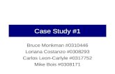 Case Study #1 Bruce Monkman #0310446 Loriana Costanzo #0308293 Carlos Leon-Carlyle #0317752 Mike Bois #0308171.