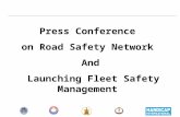 Press Conference on Road Safety Network And Launching Fleet Safety Management.