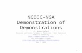 NCOIC-NGA Demonstration of Demonstrations Dr. Brand Niemann Director and Senior Enterprise Architect – Data Scientist Semantic Community