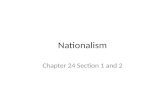 Nationalism Chapter 24 Section 1 and 2. Click the icon to play Listen to History audio. Click the icon below to connect to the Interactive Maps.