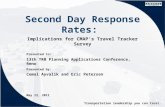 Presented to: Presented by: Transportation leadership you can trust. Second Day Response Rates: Implications for CMAP’s Travel Tracker Survey 13th TRB.
