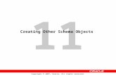 11 Copyright © 2007, Oracle. All rights reserved. Creating Other Schema Objects.