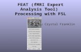 FEAT (fMRI Expert Analysis Tool) Processing with FSL by Crystal Franklin.