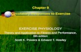Chapter 9 Circulatory Responses to Exercise EXERCISE PHYSIOLOGY Theory and Application to Fitness and Performance, 6th edition Scott K. Powers & Edward.