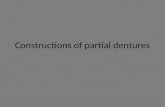 Constructions of partial dentures. Partial defect of dentition is the lack from 1 to 13 teeth. It is divided into: Small defects (1-3 teeth) Medium (4-9.