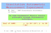 M. Gai - GAMELa Thuile, Rencontres de Moriond XLVI, 20111 Gravitation Astrometric Measurement Experiment M. Gai - INAF-Osservatorio Astronomico di Torino.
