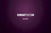ROMANTICISM GALLERY. THE ROMANTIC MOVEMENT Romanticism – intellectual movement that was a reaction against the Enlightenment Romanticism – intellectual.