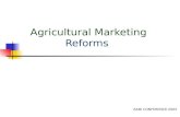 Agricultural Marketing Reforms RABI CONFERENCE-2005.
