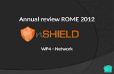 Annual review ROME 2012 WP4 - Network. Work package - objectives – Task 4.1 Smart SPD driven transmission SE; SG; THYIA; TUC; UNIGE – Task 4.2 Distributed.