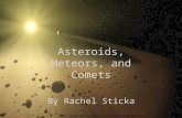 Asteroids, Meteors, and Comets By Rachel Sticka .