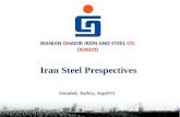 Iranian Ghadir Iron & Steel Co.  Gol-e-Gohar Iron & Steel Development Co.  2014 World DRI Production by process  2014 World DRI Production by Region.