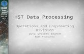 Nov 26 2012 HST Data Processing Operations and Engineering Division Data Systems Branch Mark Kyprianou.