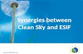 Synergies between Clean Sky and ESIF. Combination of funding under H2020 and ESIF is now allowed and encouraged under H2020 (Article 31 of RfP) and the.