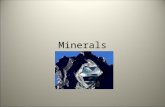Minerals. Minerals are naturally occurring, solid, crystalline, inorganic substances with a definite chemical composition.