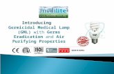 Germicidal Medical Lamp (GML) with Germs Eradication and Air Purifying Properties Introducing.