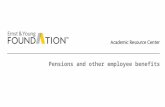 Pensions and other employee benefits. Academic Resource Center Pensions and other employee benefits Page 2 Typical coverage of US GAAP ► Defined contribution.