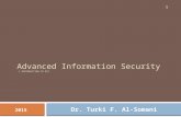 Advanced Information Security 1 INTRODUCTION TO ECC Dr. Turki F. Al-Somani 2015 1.