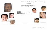 Dev Info – A common platform to track human development.
