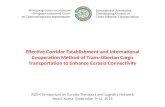Effective Corridor Establishment and International Cooperation Method of Trans-Siberian Cargo Transportation to Enhance Eurasia Connectivity ASEM Symposium.