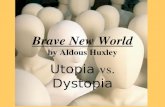 ELF 40S Ms. Van Den Bussche Brave New World by Aldous Huxley Utopia vs. Dystopia.