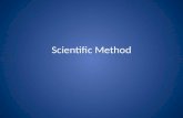 Scientific Method. Steps of Scientific Method 1.Ask a Question / Identify a Problem 2.Research 3.Make a Hypothesis 4.Design an Experiment 5.Organize &