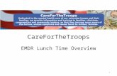 1 CareForTheTroops EMDR Lunch Time Overview. Topics Overview of CareForTheTroops Clinician Initiatives Congregation/Community Initiatives Website Overview.