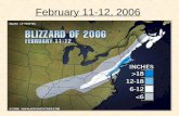 February 11-12, 2006. Heavy Snow Event Checklist for PHL 1 = bad for HSE in PHL; 5 = good for HSE in PHL Character of 500 mb trough (position, strength,