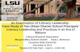 An Examination of Literacy Leadership: Case Study of Two Urban Charter School Principals’ Literacy Leadership and Practices in an Era of Reform Literacy.