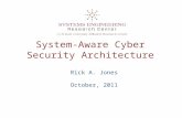 System-Aware Cyber Security Architecture Rick A. Jones October, 2011.