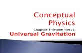 Chapter Thirteen Notes: Universal Gravitation.  In the early 1600's, German mathematician and astronomer Johannes Kepler mathematically analyzed known.