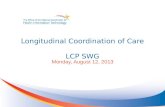 Longitudinal Coordination of Care LCP SWG Monday, August 12, 2013.