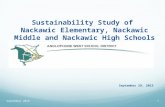 Sustainability Study of Nackawic Elementary, Nackawic Middle and Nackawic High Schools ss September 29, 2015 September 20151.