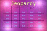 Jeopardy Limits Limits with Trig Slope of a Curve Continuity Potpourri $100 $200 $300 $400 $500 $100 $200 $300 $400 $500.