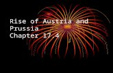Rise of Austria and Prussia Chapter 17.4. The Thirty Years’ War By the early 1600s the Holy Roman Empire has fallen into several hundred small, separate.