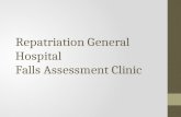 Repatriation General Hospital Falls Assessment Clinic.