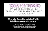 (c) Michele Root-Bernstein 2013 WHAT THE ARTS OFFER TRANSDISCIPLINARY TRAINING IN CREATIVITY SNAAP Conference, March 2013 Plenary Session 2: “Skills, Skills,