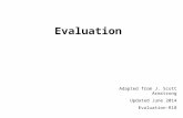Evaluation Adapted from J. Scott Armstrong Updated June 2014 Evaluation-R18.