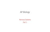 AP Biology Nervous Systems Part 1. Important concepts from previous units: The parts to the Signal Transduction Pathway – Reception, Transduction, Response.