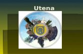 Utena Utena. Utenos rajono žemėlapis. Utena region map.