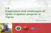 1.6 Experience and challenges of spate irrigation projects in Tigray (By Demisew Abate)