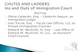 Starring: Ofelia Calderón, Esq. – Calderón Seguin, as Immigration Judge Ivan Yacub, Esq. – Yacub Law Offices, LLC as Private Immigration Counsel Edward.