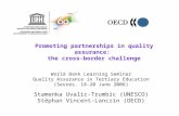Promoting partnerships in quality assurance: the cross-border challenge World Bank Learning Seminar Quality Assurance in Tertiary Education (Sevres. 18-20