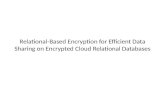 Relational-Based Encryption for Efficient Data Sharing on Encrypted Cloud Relational Databases.