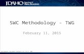 SWC Methodology - TWG February 11, 2015 Settlement Document Subject to I.R.E. 408.